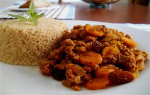 Carne Molida (picada) Con Verduras
