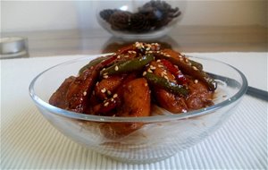 Pollo Con Salsa Teriyaki
