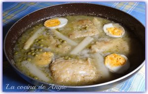 Bacalao En Salsa Con Espárragos

