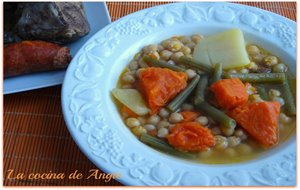 Berza De Judías Verdes Y Calabaza
