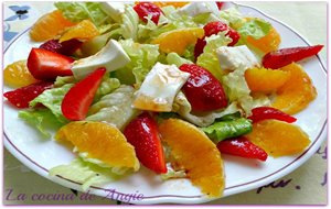 Ensalada De Naranja Y Fresón
