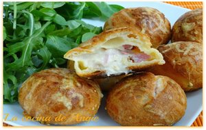 Gougères Con Jamón (francia)
