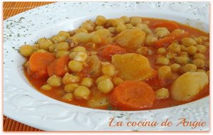 Guiso De Garbanzos De Cocido
