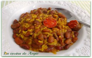 Judías Pintas Con Arroz
