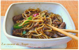 Lo Mein De Ternera (china)
