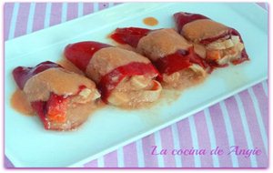 Pimientos Del Piquillo Rellenos Con Salmorejo
