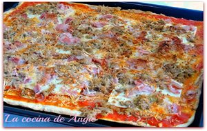 Pizza Domino&#180;s Con Pollo
