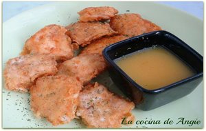 Pollo En Tempura Con Salsa Agridulce
