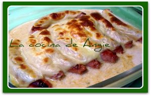 Salchichas Frescas A La Crema
