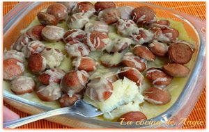 Salchichas Con Puré De Patata
