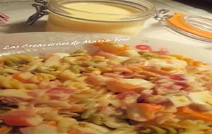 Ensalada De Pasta Con Mayonesa De Naranja