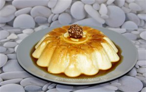 Flan De Chocolate Blanco