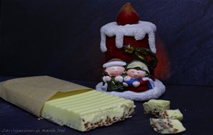 Turrón De Chocolate Blanco Con Cereales