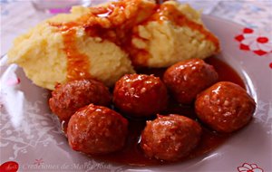 Albóndigas En Salsa Barbacoa