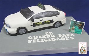 Tarta Coche Autoescuela
