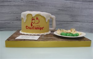 Tarta Jarra Cerveza Para Una Mama
