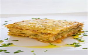 Lasaña Vegetariana Con Tofu
