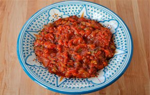 Matbucha, Ensalada Árabe De Pimientos Y Tomates
