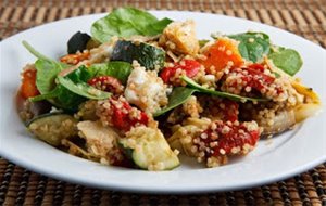 Quinoa Con Verduras Asadas (receta Vegetariana)
