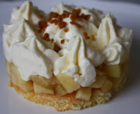 Tartaleta De Mascarpone Con Manzana
