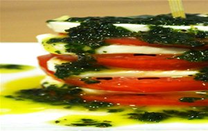 Ensalada Caprese.... Diferente.
