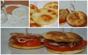 Canapes Con Tortillas De Trigo
