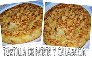Tortilla De Patata Y Calabacin
