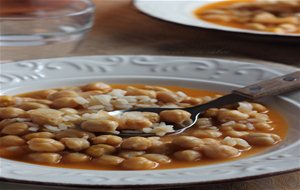 Garbanzos Con Arroz
