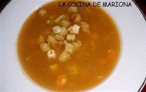 Sopa De Rape Y Langostinos