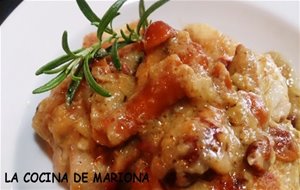 Pollo Rustido Con Salsa De Boletus