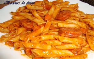 Macarrones Con Chorizo
