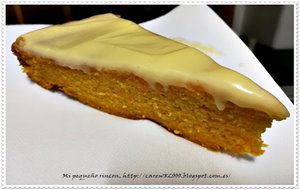 Bizcocho De Zanahoria Con Crema De Queso
