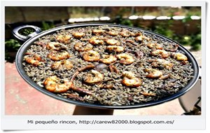 Paella De Arroz Negro
