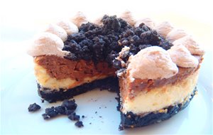 Cheesecake De Nutella Con Muchas Muchas Muchas Oreo
