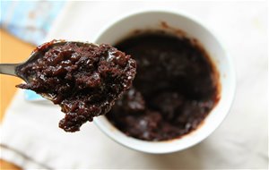 Mug Cake De Chocolate Y Caramelo Salado
