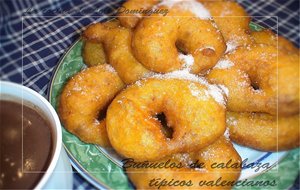 Buñuelos De Calabaza Típicos Valencianos
