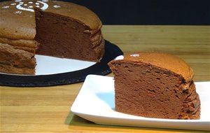 Cheesecake O Tarta De Queso Japonesa De Chocolate (súper Esponjosa)
