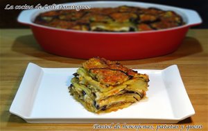 Pastel De Berenjenas, Patatas Y Queso, Súper Fácil Y Riquísimo
