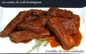 Costillas De Cerdo Adobadas (receta Tradicional)
