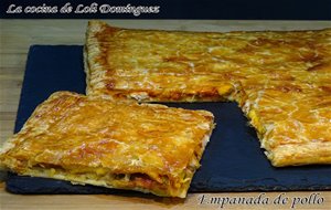Empanada De Pollo Con Masa De Hojaldre, Receta Súper Fácil
