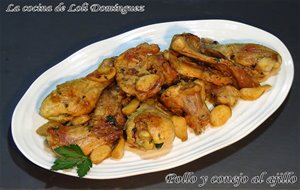 Pollo Y Conejo Al Ajillo (receta Tradicional)

