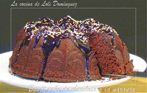 Bundt Cake De Chocolate A La Naranja
