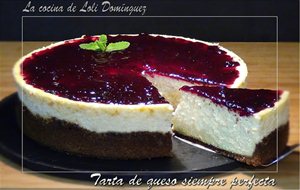 Tarta De Queso Siempre Perfecta
