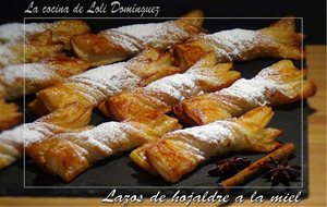 Lazos De Hojaldres A La Miel
