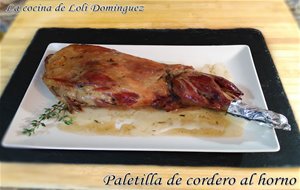 Paletilla De Cordero Al Horno
