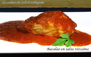 Bacalao En Salsa Vizcaína
