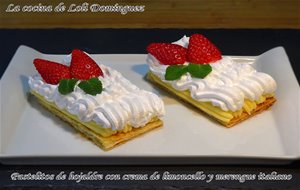 Pastelitos De Hojaldre Con Crema De Limoncello Y Merengue Italiano
