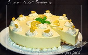 Tarta Semifrío De Limón Súper Fácil
