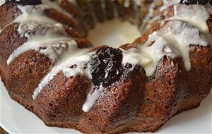 Bundt Cake De Mermelada De Arándanos.
