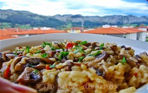 Arroz con champiñones